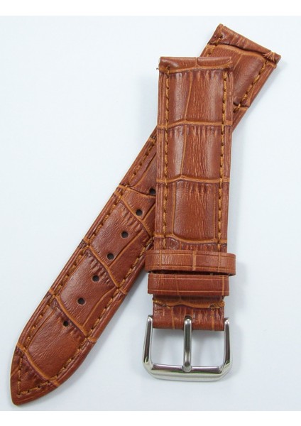 Bizon Taba Deri Saat Kordonu 20MM Açık Kahverengi Spor Kayışı Kro fiyatları