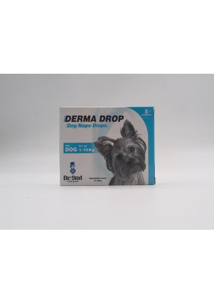 Dr Sed Pharma Derma 1-10 kg Köpek Dış Parazit Damla