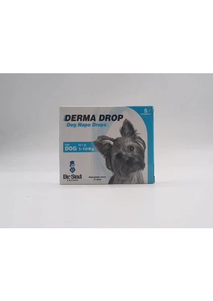 Dr Sed Pharma Derma 1-10 kg Köpek Dış Parazit Damla