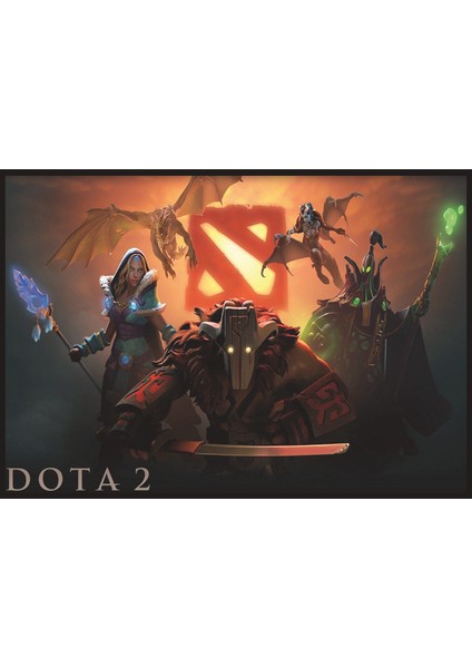 Dota 2 Gaming Oyuncu Mouse Pad