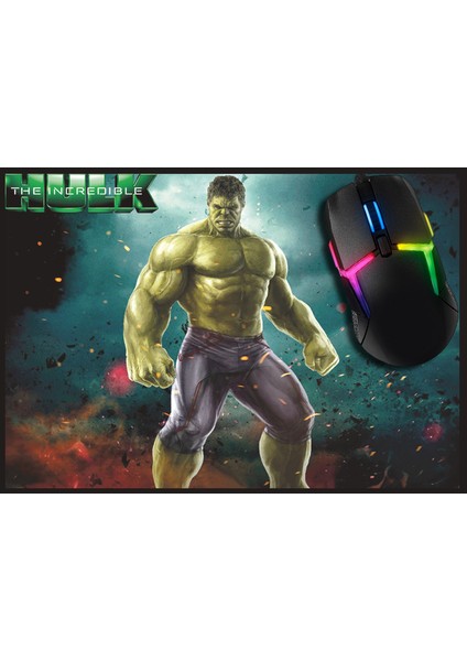 Hulk The Incredible Gaming Oyuncu Mouse Pad