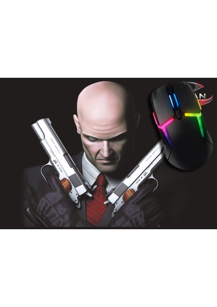 Hitman Gaming Oyuncu Mouse Pad