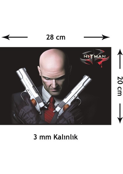 Hitman Gaming Oyuncu Mouse Pad