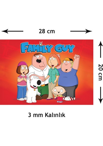 Family Guy Gaming Oyuncu Mouse Pad