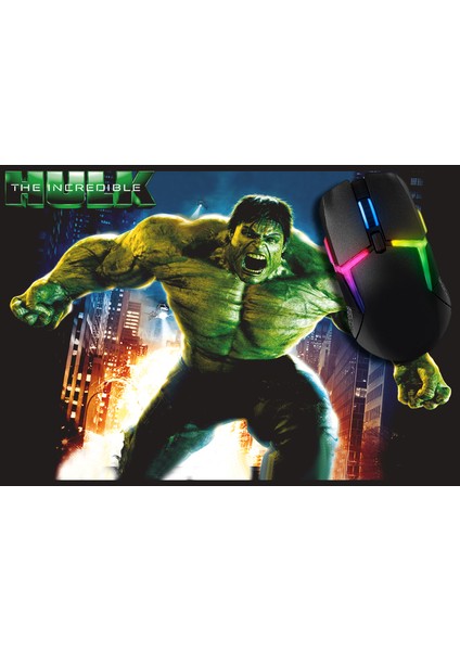 Hulk The Incredible Gaming Oyuncu Mouse Pad