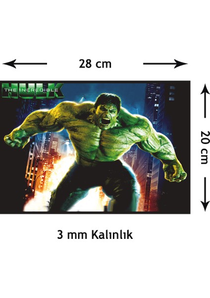 Hulk The Incredible Gaming Oyuncu Mouse Pad