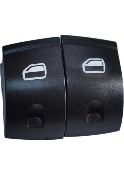 Audi A3, A6, Q7 Için Cam Düğme Kapağı- 3'lü Set