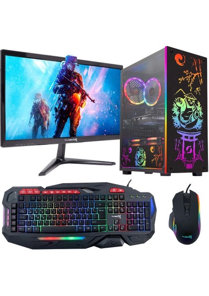 Tx1434 Intel Core i5 4440 8 GB Ram 256 GB 2 Nvme SSD 4 GB GT740 Freedos 21.5'' FHD Masaüstü Bilgisayar
