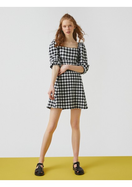 Kare Yaka Mini Elbise fiyatları