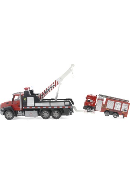 Die Cast Çek Bırak Vinçli Kurtarıcı ve Söndürücü Itfaiye Aracı modelleri