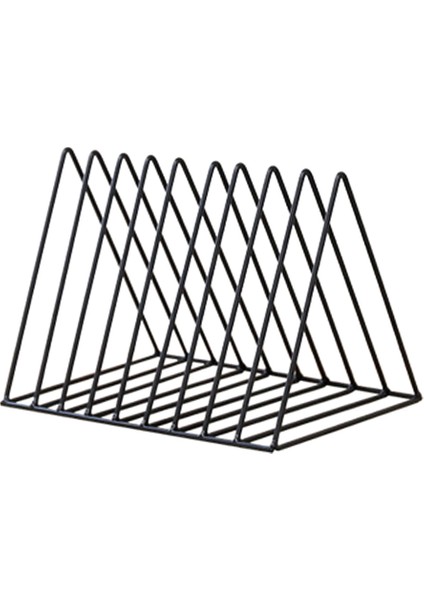Üçgen Metal Masa Kitabı Sahibi Modern Minimalist Kitaplık Ev Ofisi Siyah (Yurt Dışından) modelleri