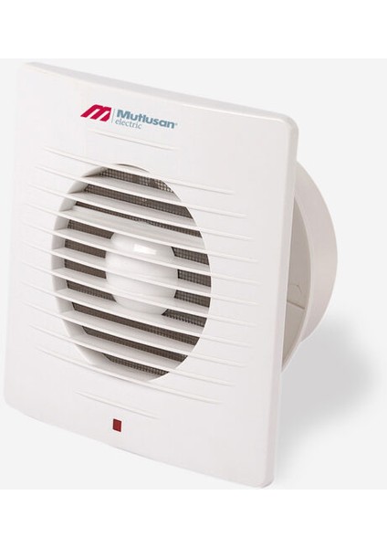 Banyo ve Mutfak Aspiratörü Beyaz Renk 100 mm Kolay Montaj Özelliği ile