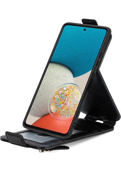 Galaxy A53 5g Için Fermuarlı Cüzdan Tasarımlı Pu + Tpu Telefon Kılıfı - Siyah (Yurt Dışından) fiyatları