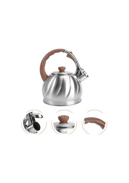Islık Çay Su Isıtıcısı Paslanmaz Çelik Su Kettle Islık Çaydanlık | Su Isıtıcılar