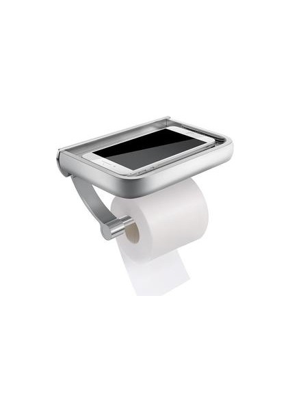 Paslanmaz Çelik Tuvalet Kağıdı Tutucu Banyo Duvara Montaj Wc Kağıt Telefon Tutucu Raf Havlu Rulo Raf Aksesuarları Banyo | Kağıt Tutucular(Yurt Dışından)