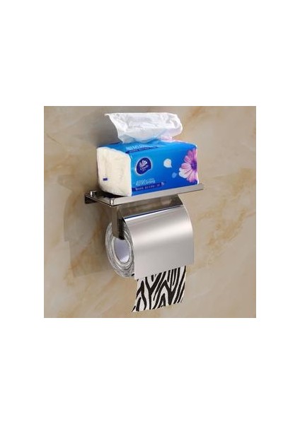 Paslanmaz Çelik Kağıt Kağıt Tutucu Banyo Aksesuarları Duvar Montaj Doku Rafı Telefon Raf Banyo Armatürü ile | Kağıt Tutucular(Yurt Dışından) modelleri