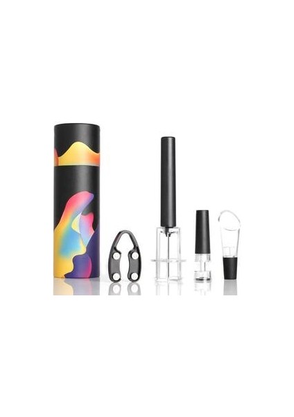 Wine Corkscrew Air Pump Corkscrew Air Pressure Vacuum Wine Corkscrew Pin Type Corkscrew Tool Wine Cork Corkscrew Set. (Yurt Dışından)