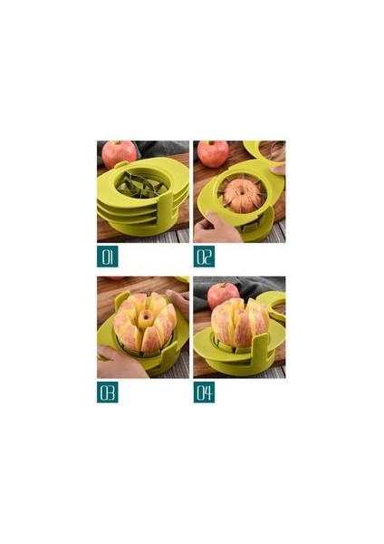 4 In 1 Armut Corer Dilimleyici Bölücü Baz Paslanmaz Çelik Domates Kesici Mutfak Meyve Soyucu Splitter Pitter Remover | modelleri