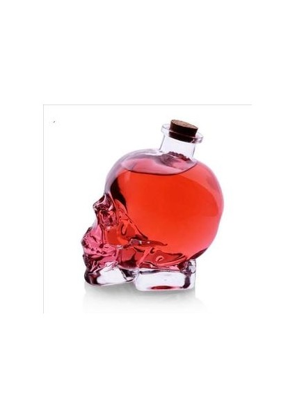 750 ml Cam Kafatası Kafa Kupası Votka Atış Viski Şarap Çay Içme Atış Şişe Çetleme Drinkware Bar Araçları Cadılar Bayramı Hediye | Bira Steins