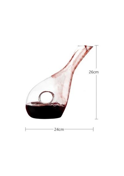 Kırmızı Şarap Sürahi Salyangoz Şeklinde Yaratıcı Içecek Suyu Konteyner Şarap Sürahi Kurşunsuz Cam 1300ML | Sürünceler(Yurt Dışından) fırsatları