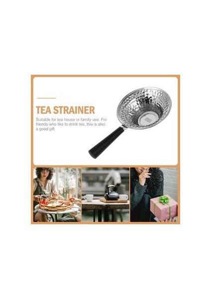 1 Adet Çay Demlik Çay Süzgeci Çay Artık Kolu ile Infuser Güzel Örgü Filtre (Gümüş) | Çay Süzgeçleri fırsatları