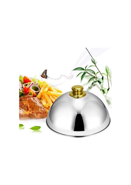 Paslanmaz Çelik Gıda Kapak Kubbe Servis Plaka Çanak Yemek Yemeği Ev Mutfak Restoran Cafe Için