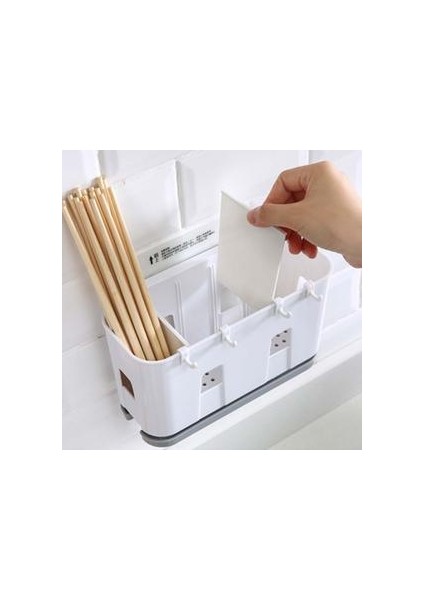 Duvara Monte Çatal Süzgeç Rafı Damla Tepsi Eşyaları ile Organizatör Kaşık Çatal Çubuklarını Tutucu Caddy Mutfak Gadget Depolama | Raflar ve tutucular fırsatları