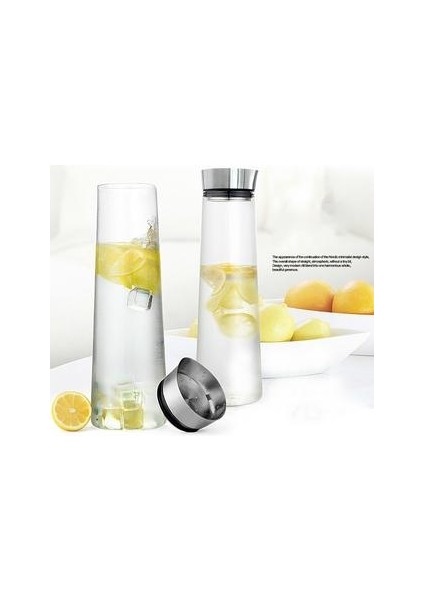 Limonata Soğuk Alkolsüz Içecek Buz Su Dağıtıcısı Cam Sürahi Su Isıtıcısı Şarap Bölücü Er | Su Saksı ve su Isıtıcısı
