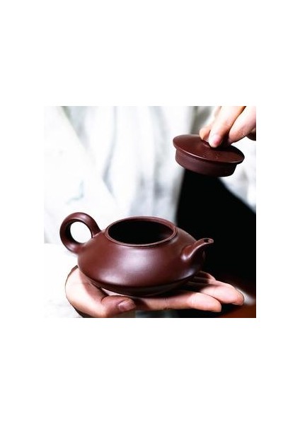 Mor Kil Pot El Yapımı Çaydanlıklar 200 ml Kil Teaware Otantik Kung Fu Çay Su Isıtıcısı Ev Seramik Çay Saksı | Çaydanlıklar modelleri