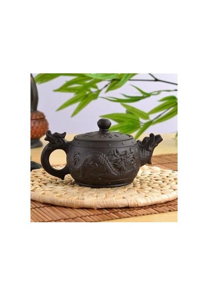 Ejderha ve Phoenix Çay Pot Yixing Çaydanlık Kapasiteli Mor Kil Kung Fu Çay Kettle | Çaydanlıklar