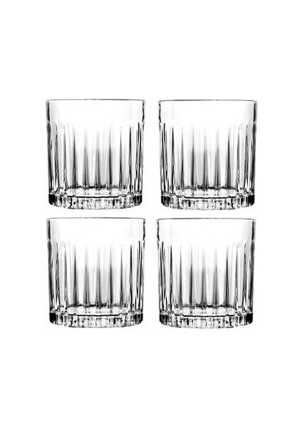 4 Adet Viski Cam, 300 ml Hazırlanmış Çift Kişilik Eski Moda Ağır Baz Kayalar Gözlük Scotch 4 Seti | Eski Moda Cam
