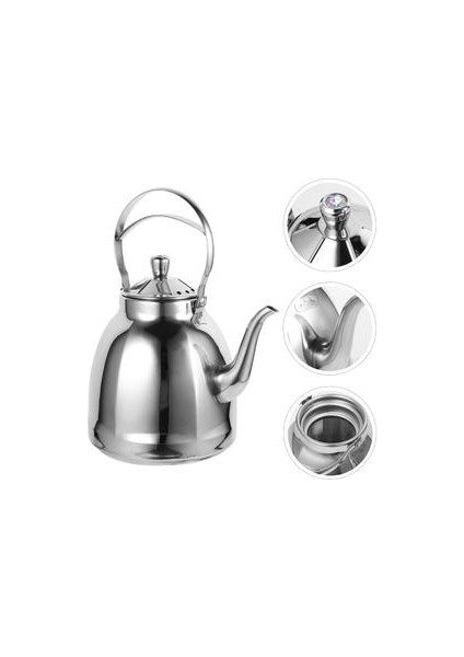 Paslanmaz Çelik Çay Su Isıtıcısı Mutfak Su Çay Kettle Profesyonel Çay Su Isıtıcısı | Çaydanlıklar