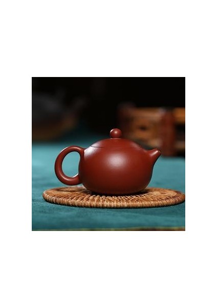 100 ml Yixing Mor Kil Çaydanlıklar Otantik Dahongpao Xishi Çay Potu Top Delik Filtre Su Isıtıcısı El Yapımı Butik Zisha Çay Seti | Çaydanlıklar(Yurt Dışından) modelleri