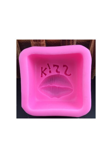 Yeni Dudak Styling Aromatik Alçıpan Kalıp - Seksi Dudak Styling Kek Kalıpları Süslenir - 2 Adet