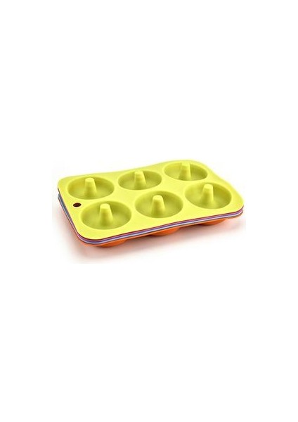 4-Pack Silikon Çörek Pişirme Kalıp
