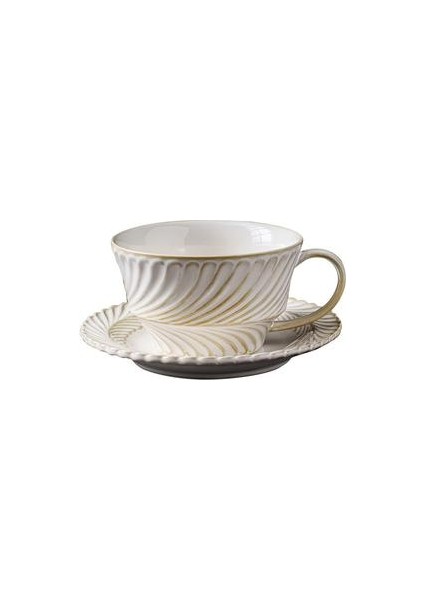 Japon Tarzı Basit Seramik Kahve Fincanı ve Daire Yüksek Sıcaklık Underglaze Çay Süt Kupa Ev Kupası Seti Drinkware | Kupalar ve tabaklar