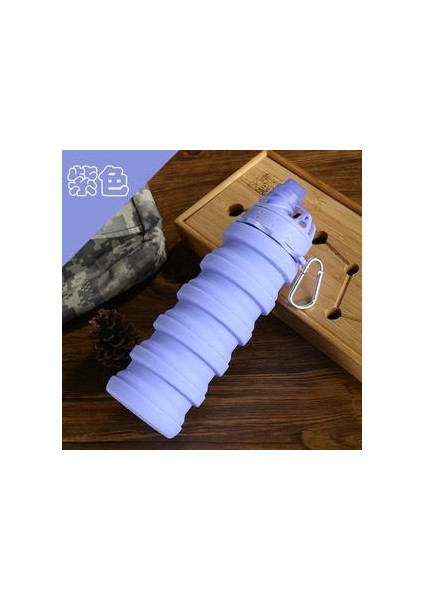 Çok Işlevli Pet Silikon Katlanır Kase Seyahat Açık Taşınabilir Pet Gıda Kase Köpek Kase Su Kase Spor Su Şişesi | Su Şişeleri (Mor) fiyatları