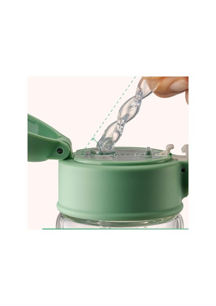 1 Adet Şişeler 500 ml Su Şeffaf Plastik Bpa Ücretsiz Yaratıcı Buzlu Su Şişesi Seyahat Çay Kupası | Highball Cam(Yurt Dışından)
