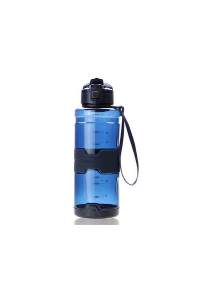 Spor Içme Suyu ŞIŞESI1500 ml Bisiklet Travelportable Anti Güz Sızdırmaz Plastik Sıcak Kaynar Su Kupası Bpa Ücretsiz | Su Şişeleri (Mavi)