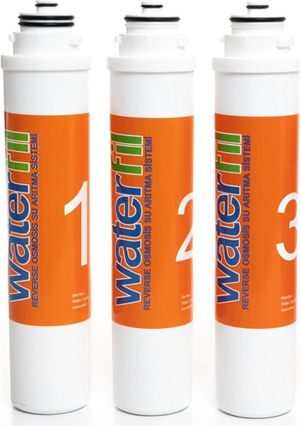 Kapalı Kasa Su Arıtma Cihazı Filtresi 3'lü Tak Çevir Filtre Se...