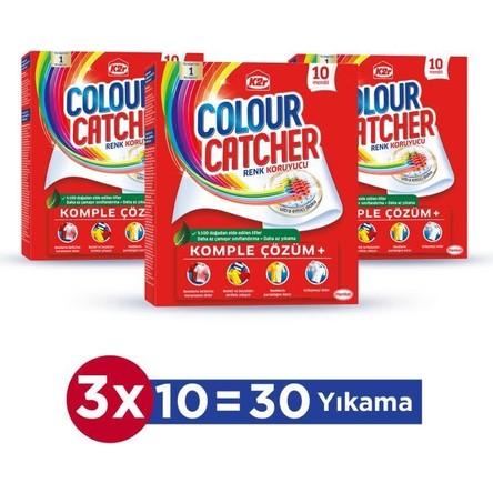 K2R Renk Koruyucu Mendil 10'lu X 3 Paket