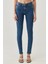 Kadın Forever Skinny Fit Dar Kesim Yüksek Bel Jean Kot Pantolon 3