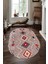 Şönil Kilim Desenli Kahve Oval Halı (Makinada Yıkanabilir Kaymaz Dot Taban) - CP1360-2 1