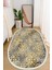Dijital Baskılı Kaymaz Taban Yıkanabilir Oval Salon Halısı Mutfak Halısı ve Yolluk NHO-HT-377 1