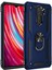 Xiaomi Redmi Note 8 Pro Kılıf Tank Yüzüklü Yüksek Korumalı Silikon - Mavi 1