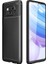Xiaomi Poco X3 Kılıf Karbon Dokulu Silikon - Siyah 1