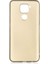Xiaomi Redmi Note 9 Kılıf Silikon Yumuşak Dokulu Premium- Gold 1