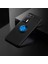 Huawei P40 Kılıf Yüzüklü Silikon Range - Siyah-Mavi 1