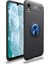 Huawei Y5 2019 Kılıf Yüzüklü Silikon Range - Siyah-Mavi 1