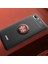Xiaomi Redmi 6A Kılıf Yüzüklü Silikon Range - Siyah-Rose Gold 1